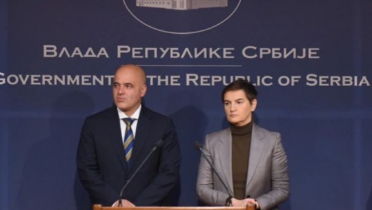 Kovaçeski dhe Brnabiç nënshkruajnë memorandumin për hekurudhën e shpejtë Beograd-Nish-Shkup