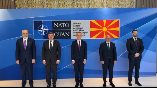 Rama në Shkup në takimin e liderëve të pesë vendeve anëtare të NATO-s: Luftrat dhe krizat po rrezikojnë drejtpërdrejt rajonin tonë