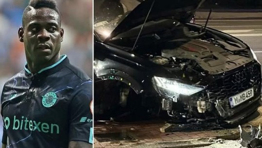 Video/ Frikë për futbollistin! Balotelli përplaset me makinë dhe e shkatërron! I merret patenta