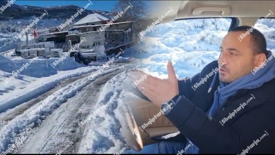 Reshjet e borës në Dibër, qytetari i revoltuar: Bashkia asnjë fadromë për të pastruar rrugët, me kaq pak dëborë u bllokuam