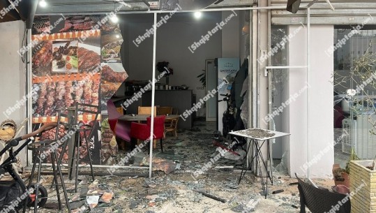 FOTO + VIDEO/ Tritol lokalit në rrugën 'Sali Butka' në Tiranë, dëme të shumta materiale! Dëmtohen edhe dy biznese ngjitur 