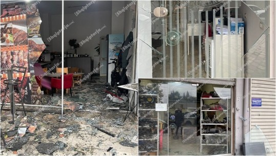 Report Tv sjell pamjet nga lokali që iu vendos tritol në Tiranë! Dëmtohen edhe dy biznese ngjitur