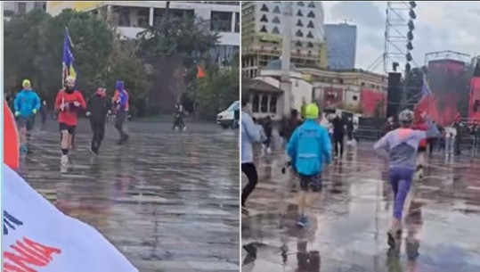 VIDEO/Maratonomaku Erzen Zyberaj ia del! U nis dje nga Prishtina me vrap, mbërrin në sheshin Skënderbej në Tiranë