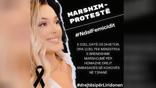 'Drejtësi për Liridonën', nesër në Tiranë marshim kundër feminicidit