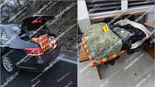 Me bagazhin e makinës mbushur marijuanë, pranga shqiptarit në Maqedoninë e Veriut! Sekuestrohet 32 kg drogë