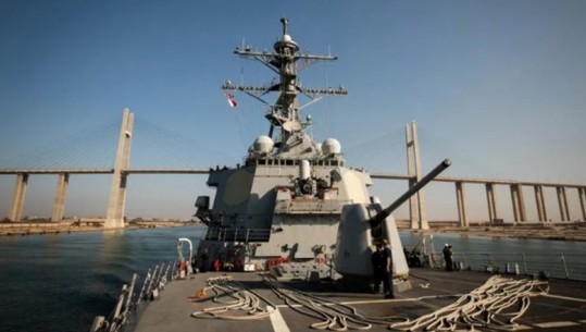 Goditen me raketa 3 anije në Detin e Kuq, SHBA akuza Iranit! Anija ushtarake amerikane rrëzon tre dronë