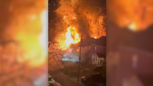 VIDEO/ Shpërthim i fuqishëm në një shtëpi në SHBA, reagojnë banorët: Dëgjuam të shtëna armësh