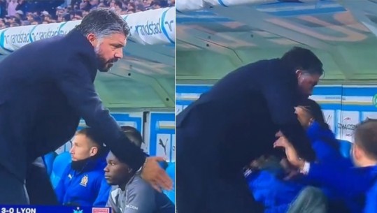 Gennaro Gattuso 'sulmon' lojtarin në stol, refuzoi t'i jepte dorën trajnerit (VIDEO)