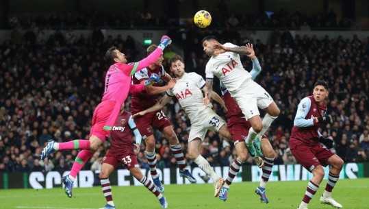 GOLAT/ Tottenham harron të fitojë, West Ham e përmbys 1-2 në Premier League