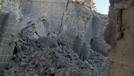 FOTO/ Izraeli bombardon xhaminë më të vjetër dhe më të madhe të Gazës