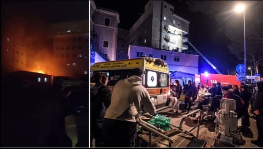 Itali/ Zjarr në një spital në Tivoli, vdesin 4 pacientë! 200 pacientë evakuohen nga godina, mes tyre dhe fëmijë (FOTO+VIDEO)