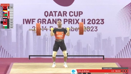 Peshëngritje/ Briken Calja merr medalje në Katar, Erkand Qerimaj pozicionohet i katërti në dygarësh