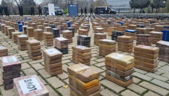 Spanjë/ ‘Mall i bandave shqiptare të drogës', Policia sekuestron 11 ton kokainë që do të shpërndahej në të gjithë Evropën këtë Krishtlindje