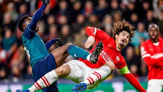 VIDEO/ PSV shumë e fortë në shtëpi, Arsenali barazon 1-1