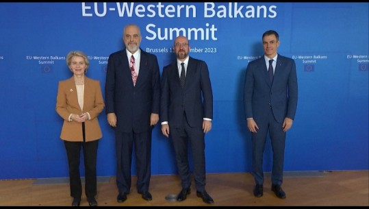 U prit nga Von der Leyen, Michel dhe presidenti i Spanjës, Rama publikon pamjet nga samiti BE-Ballkani Perëndimor