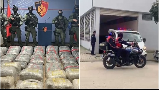 U kapën me 500 kg kanabis, arrest në burg për 7 të arrestuarit! Blindohet gjykata e Vlorës! Dyshohet se droga do trafikohej  drejt Turqisë