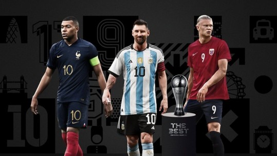 Futbollisti më i mirë i vitit! Halaand, Messi dhe Mbappe në garë për trofeun e FIFA-s