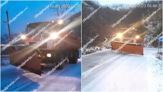 Reshjet e dëborës, probleme edhe në qarkun e Kukësit, dhjetëra fshatra pa energji elektrike! Bllokohet rruga Qafë Borje-Doganë