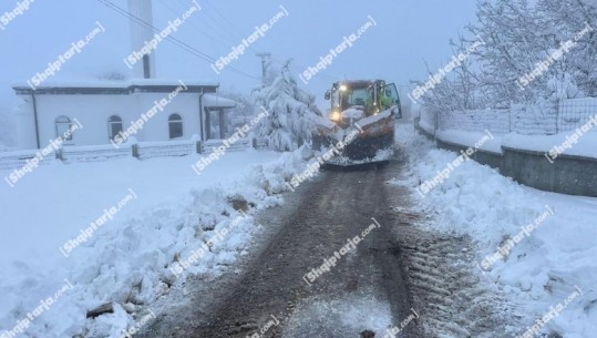 Korçë, trashësia e dëborës në Dardhë arrin në 40 cm, në Mashkullorë deri në 1 metër! Qindra familje pa energji elektrike në 3 bashki