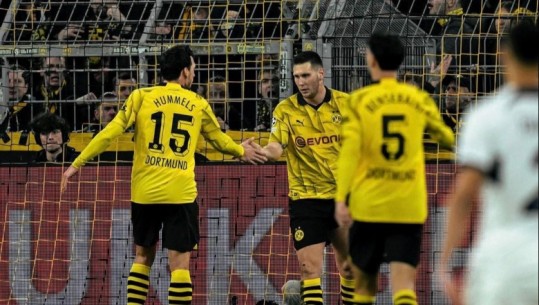 Augsburg ndal Dortmundin në Bundesligë, tri pikë për Uolfsburg dhe Leipzig (Renditja)