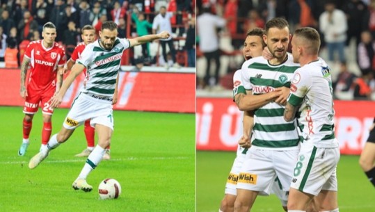 VIDEO/ 'Panenka' në Turqi, Sokol Cikalleshi shënon golin e gjashtë këtë sezon