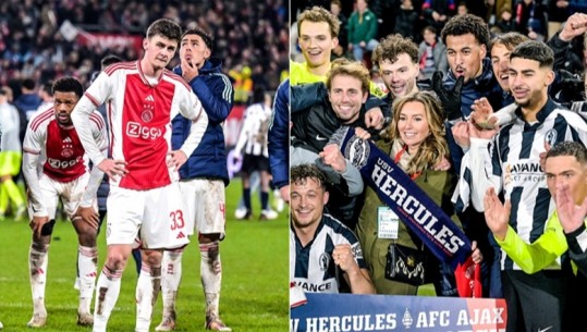 Ajaxi 'lë nam', ekipi i ligës së katërt e eliminon nga Kupa e Holandës (VIDEO)