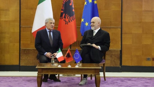 Rama takohet me Tajanin: Më në fund jemi gati për firmosjen e marrëveshjes së pensioneve të shqiptarëve në Itali 