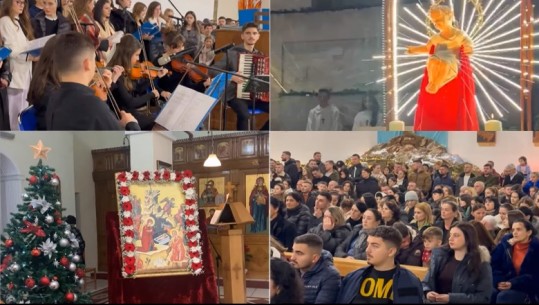 Krishtlindja në qytetet e Shqipërisë, festa e besimtarëve katolikë e ortodoksë dhe urimi: Paqe e dashuri paçim të gjithë