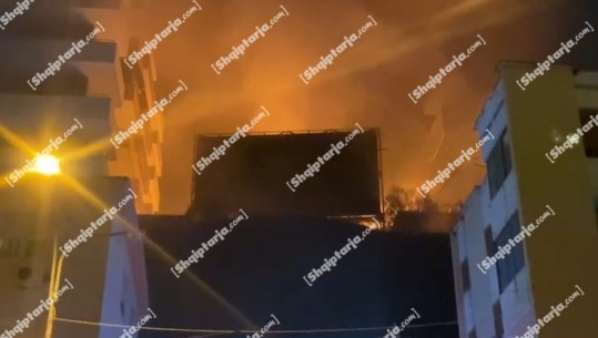 VIDEO/ Riaktivizohet zjarri në qendrën tregtare në Lushnjë 