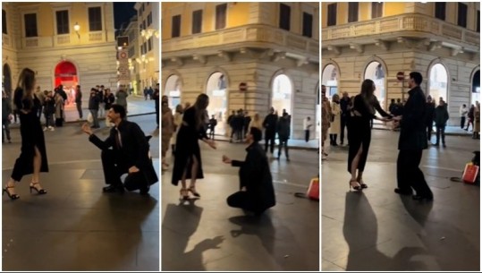 I dashuri e çon në Romë për t’i propozuar martesë, vajza i thotë 'JO'! VIDEO bën xhiron e rrjetit