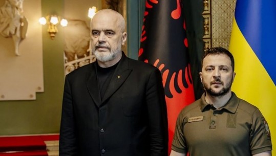 Zelensky nderon Ramën me Urdhrin e Princit ‘Jaroslav i Urti’: Mirënjohje për mbështetjen e popullit ukrainas