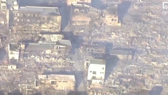 Tërmeti në Japoni, pamjet me dron tregojnë pasojat e nga lëkundja fuqishme e tokës dhe nga cunami