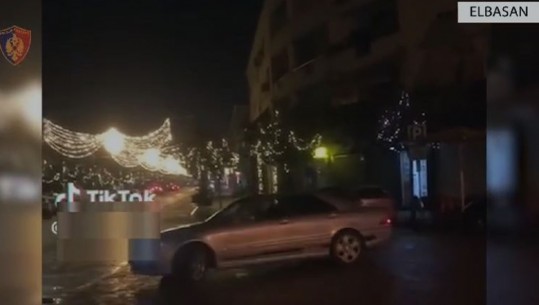 VIDEO/ Bëri ‘drift’ me makinë dhe i postoi pamjet në ‘Tik-Tok’, gjobitet 21-vjeçari në Elbasan, i sekuestrohet makina