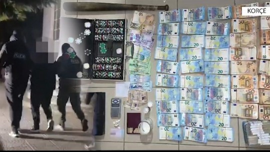 Korçë/ Kishte përshtatur lokalin për shitje droge e lojëra fati, arrestohet pronari! Në shtëpi i gjejnë 160 mijë euro  (EMRI) 