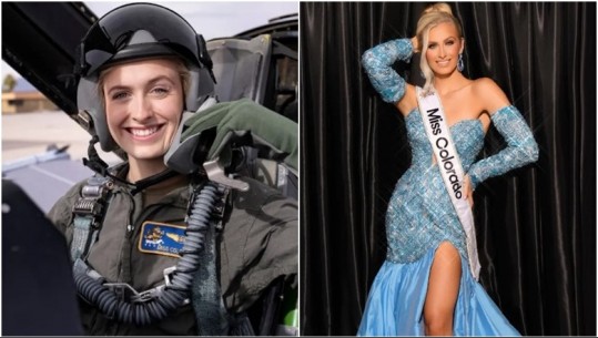 VIDEO/ Një 'top gun' për Miss Amerika! 22 vjeçe, bjonde ka studiuar në Harvard dhe piloton avionët luftarakë në ushtri