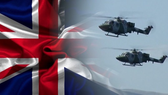 (VIDEO + FOTO)Helikopterët britanikë ‘spektakël’ mbi sheshin ‘Skënderbej’! Ilir Xhebexhia: Demonstrim i partneritetit mes dy vendeve!