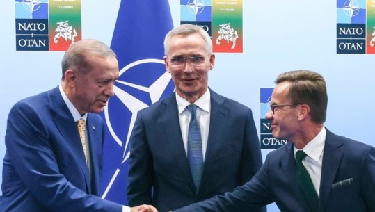 Erdogan miraton anëtarësimin e Suedisë në NATO