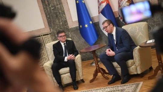 Vuçiç takim me Lajçakun në Beograd, kërkon anulimin e vendimit të BQK-së për dinarin