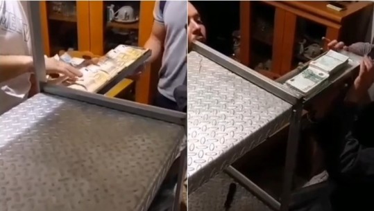 VIDEO/ Momenti kur bandës shqiptaro rumune i gjejnë 676 mijë euro cash! Ishin fshehur në raftet metalike