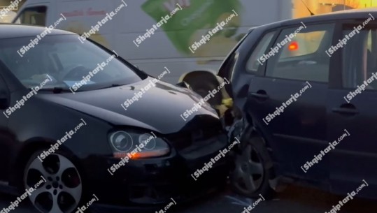 Përplasen dy makina në aksin Lezhë – Milot, i plagosur dhe 1 fëmijë i mitur  