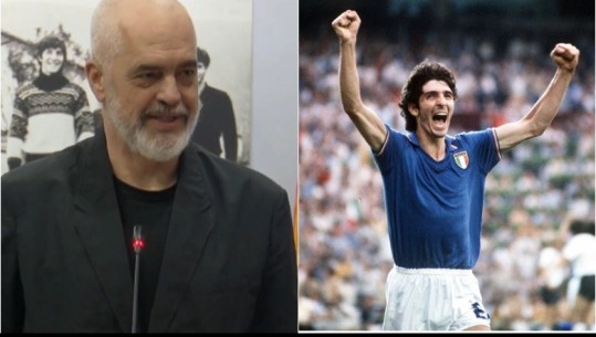 'Djali i artë' dhe legjendat e futbollit, çelet në Tiranë ekspozita për Paolo Rossin! Edi Rama: Na jepte shpresë në Shqipërinë e izoluar komuniste