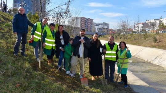 Nga Big Basta me djalin e tij te Luiza Gega, personazhet e njohur i bashkohen fushatës për mbjelljen e pemëve në Tiranë