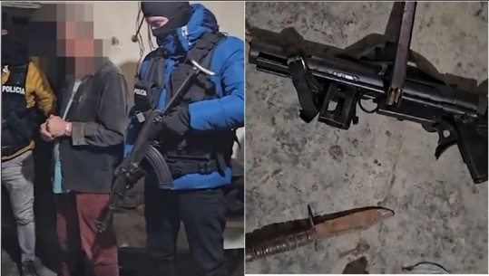 VIDEO/ Iu gjet automatik dhe municion luftarak në banesë, arrestohet 61 vjeçari në Tiranë