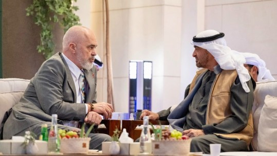 Rama pritet nga Presidenti i Emirateve: Biseduam për projekte strategjike, nënshkruajmë marrëveshje për tregtinë e lirë