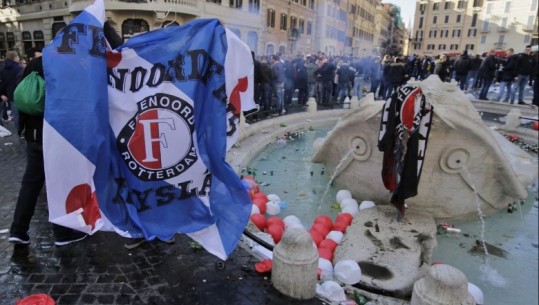 Rivaliteti mes ultrasve në kulm, frikë nga trazirat para Roma - Feyenoord