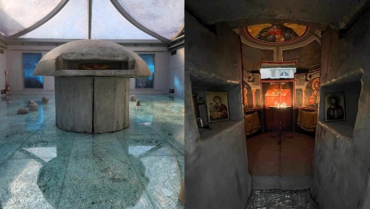 'Ëndrra metalurgjike' artisti shqiptar Ardian Isufi ekspozitë në Bari! Bunkeri në Lin i shndërruar në Kishë (FOTO)