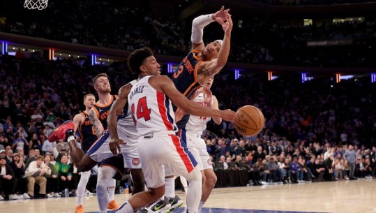 NBA/ Knicks 'tallen' me Pistons, fitojnë Miami dhe Nets! Toronto sukses në Indiana
