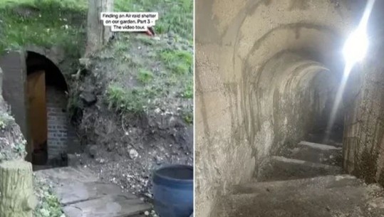 Britani/ 34-vjeçarja zbulon një bunker anti-ajror pranë shtëpisë së saj që daton nga Lufta e Dytë Botërore