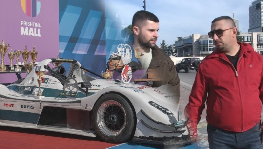 VIDEO/ Garon me makina sportive, piloti shqiptar kampion Europe për Report TV: Pasionin ua kam trashëguar fëmijëve