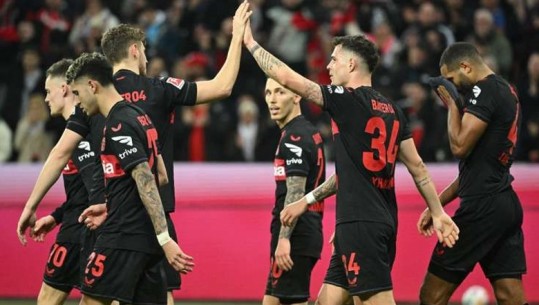GOLAT/ Leverkusen vijon rekordin dhe marshon drejt titullit, 'Aspirinat' thyejnë 2-0 Wolfsburgun